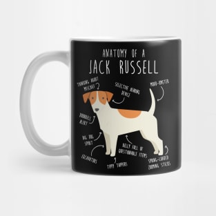 Jack Russell Terrier Dog Anatomy Mug